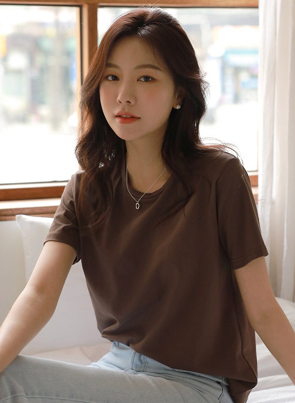 韓國空氣感基本款短袖T恤